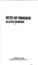 Alexei Panshin: Rite of Passage (Paperback, 1982, Pocket)