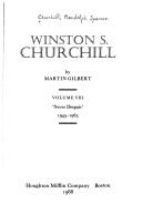 Martin Gilbert: Winston S. Churchill (1971, Houghton Mifflin Company)