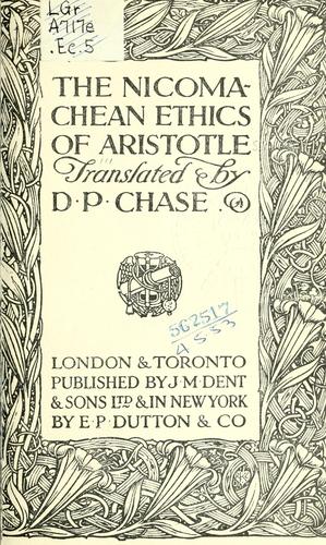 Aristotle, Terence Irwin, Aristotle;  And Critical Notes  Analysis  Translator  J.E.C. Welldon, C. D. C. Reeve: The Nicomachean ethics. (1915, Dent)