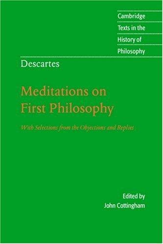 René Descartes, Karl Ameriks, Desmond M. Clarke: Descartes: Meditations on First Philosophy (Paperback, 1996, Cambridge University Press)