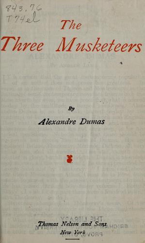 E. L. James: The three musketeers (1800, Thomas Nelson and Sons)