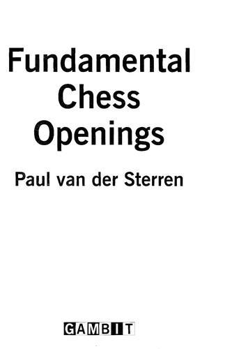 Paul Van Der Sterren: FCO - Fundamental Chess Openings (2009)