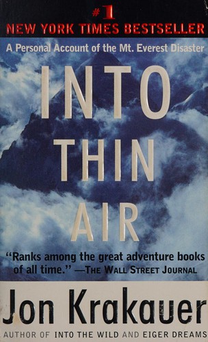 Jon Krakauer: Into thin air (1999, Anchor Books/Doubleday)