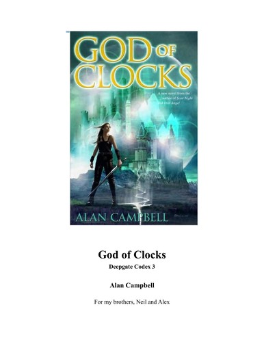 Alan Campbell: God of clocks (2009, Bantam Spectra)