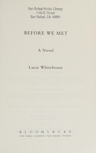 Lucie Whitehouse: Before we met (2014)