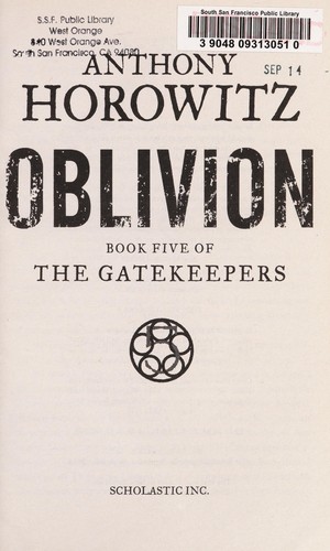 Anthony Horowitz: Oblivion (2014)