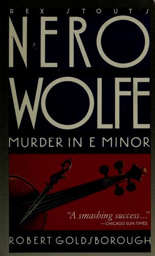 Robert Goldsborough: Murder in E Minor (Paperback, Bantam)