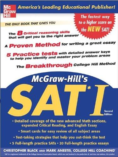 Christopher Black, Mark Anestis: McGraw-Hill's SAT I, Second edition (McGraw-Hill's SAT I) (Paperback, 2005, McGraw-Hill)