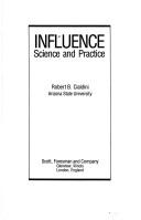 Robert B. Cialdini: Influence (1985, Scott, Foresman)