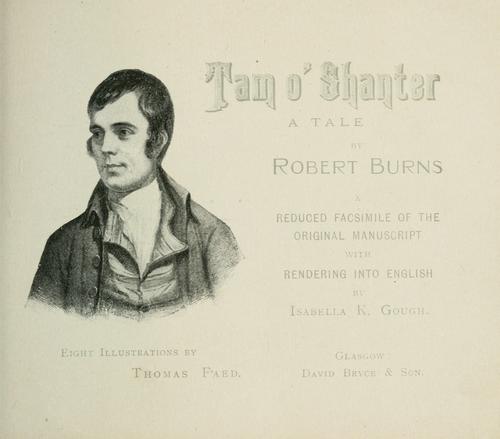 Robert Burns: Tam o' Shanter (1890, D. Bryce)