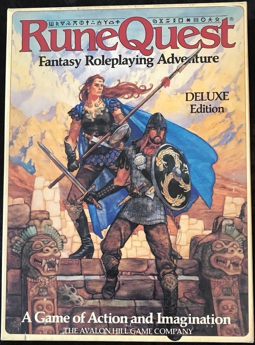 Greg Stafford, Steve Perrin: RuneQuest Deluxe Edition (Paperback, 1992, Avalon Hill, Chaosium Inc.)