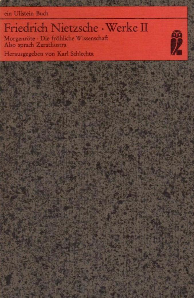 Friedrich Nietzsche: Werke II (German language, 1976, Ullstein Verlag)