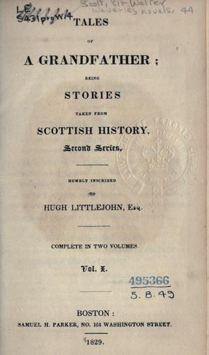 Sir Walter Scott: Waverley novels. (1826, S.H. Parker)