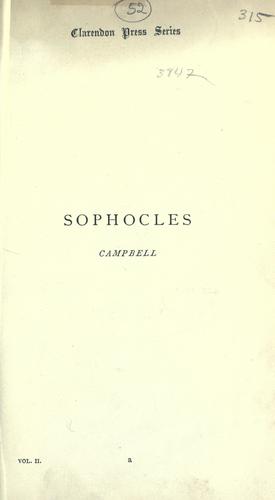 Sophocles: Sophocles. (1879, Clarendon Press)