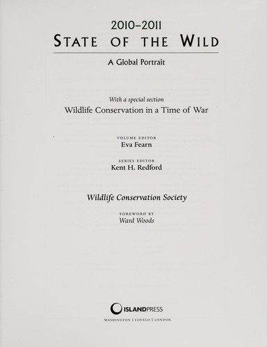 Eva Fearn, Kent Hubbard Redford, Ward Woods: State of the wild (2010, Island Press)