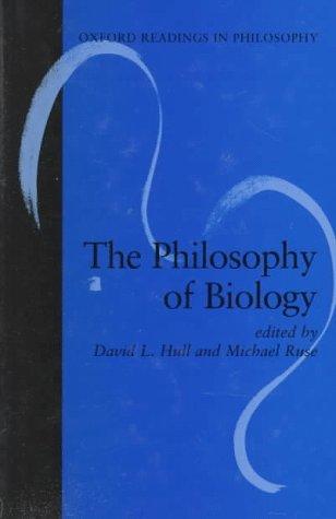 David L. Hull, Michael Ruse: The philosophy of biology (1998, Oxford University Press)