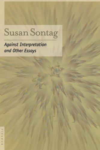 Susan Sontag: Against interpretation and other essays (1996)