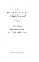 F. Scott Fitzgerald: The short stories of F. Scott Fitzgerald (1989, Scribner)