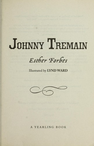 Esther Forbes: Johnny Tremain (1987, Dell)