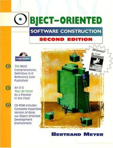 Bertrand Meyer: Object-oriented software construction (1997, Prentice Hall PTR)