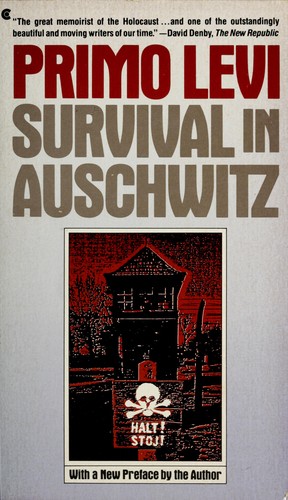 Primo Levi: Survival in Auschwitz (Paperback, 1986, Collier Books)