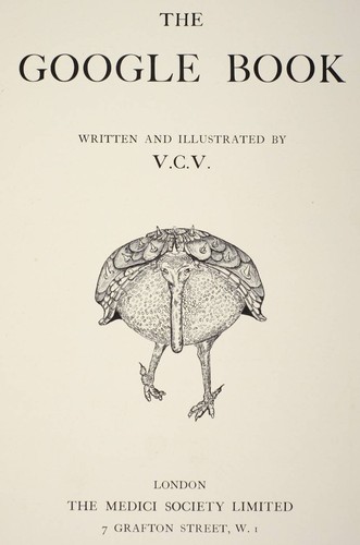 Vincent Cartwright Vickers: The Google Book (1931, Medici Society)