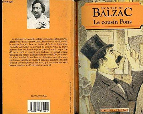 Honoré de Balzac: Le cousin Pons (French language, 1994)