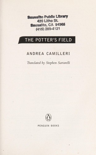 Andrea Camilleri: The potter's field (2011, Penguin Books)
