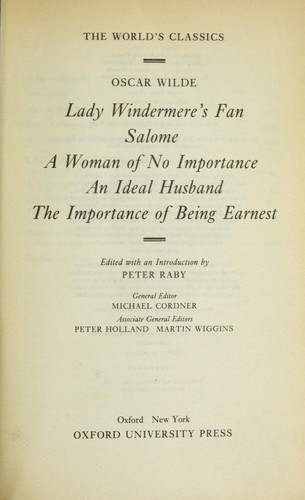 Oscar Wilde: Lady Windermere's Fan (EBook, 2009, The Floating Press)