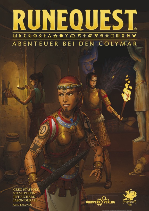 Jeff Richard, Jason Durall, Greg Stafford: RuneQuest - Rollenspiel in Glorantha: Spielleiterschirm-Set (Deutsch language, Uhrwerk Verlag)