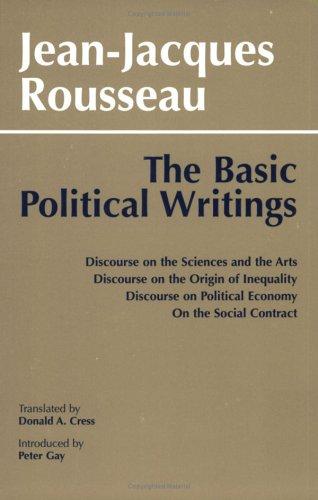 Jean-Jacques Rousseau: Basic political writings (1987, Hackett Pub. Co.)
