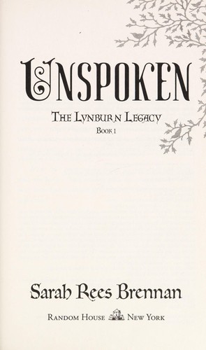 Unspoken (2012, Random House Books for Young Readers)