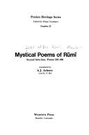 Rumi (Jalāl ad-Dīn Muḥammad Balkhī): Mystical poems of Rūmī (1979, Westview Press)