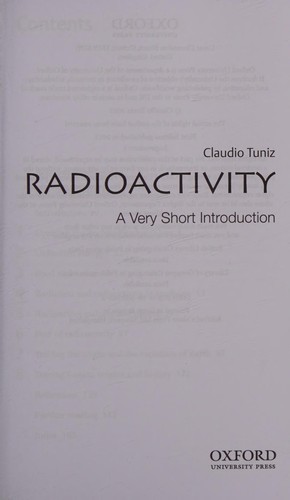 C. Tuniz: Radioactivity (2012, Oxford University Press)