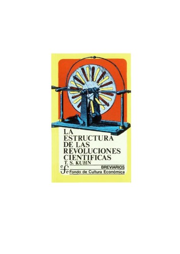 Thomas Kuhn: La estructura de las Revoluciones Cientificas (Breviarios) (Breviarios) (Paperback, Spanish language, 2007, Fondo de Cultura Economica)
