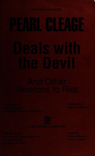 Pearl Cleage: Deals with the Devil (1993, Ballantine)