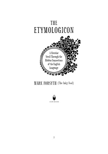 The Etymologicon (Hardcover, 2011, Icon Books)