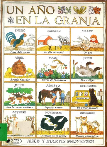 Alice Provensen: Un año en la granja (Spanish language, 1981, Plaza & Janés)