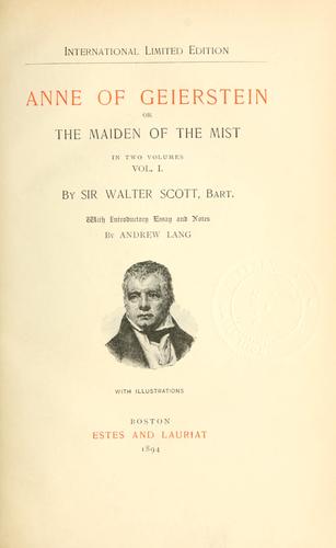 Sir Walter Scott: Waverley novels (1893, Estes and Lauriat)