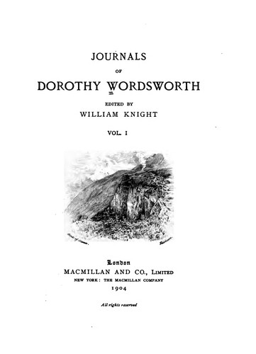 Dorothy Wordsworth: Journals of Dorothy Wordsworth (1897, Macmillan co.)