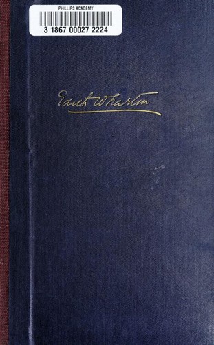 Edith Wharton: A backward glance (1934, Appleton-Century)