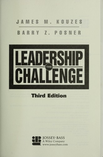 James M. Kouzes, James M. Kouzes: The leadership challenge (2002, Jossey-Bass)