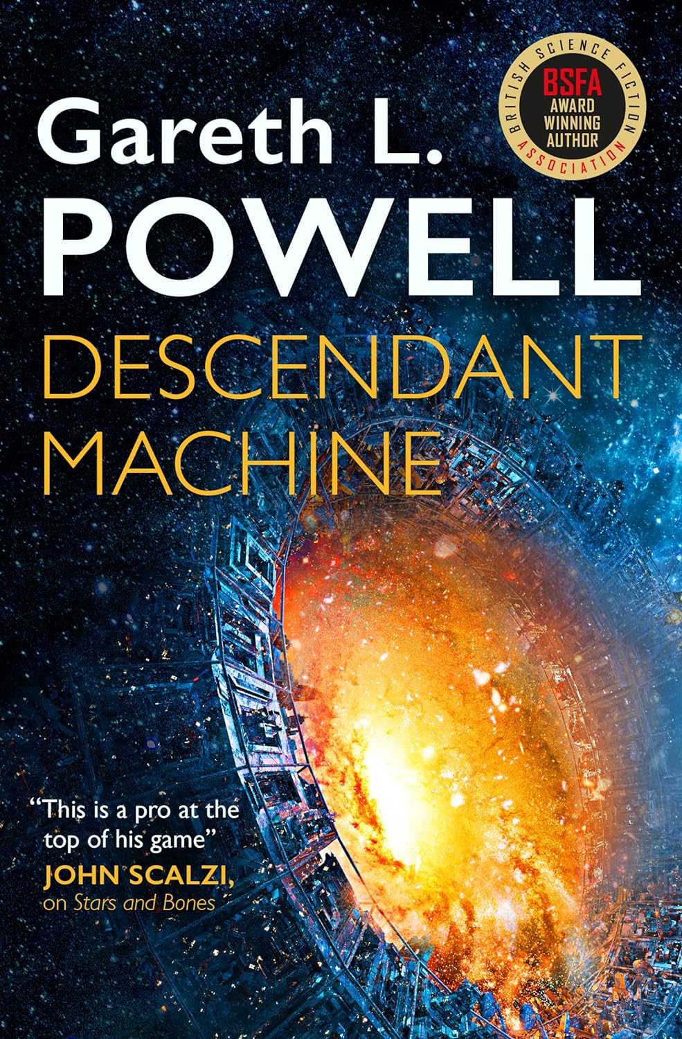 Gareth L. Powell: Descendant Machine (2023, Titan Books Limited)