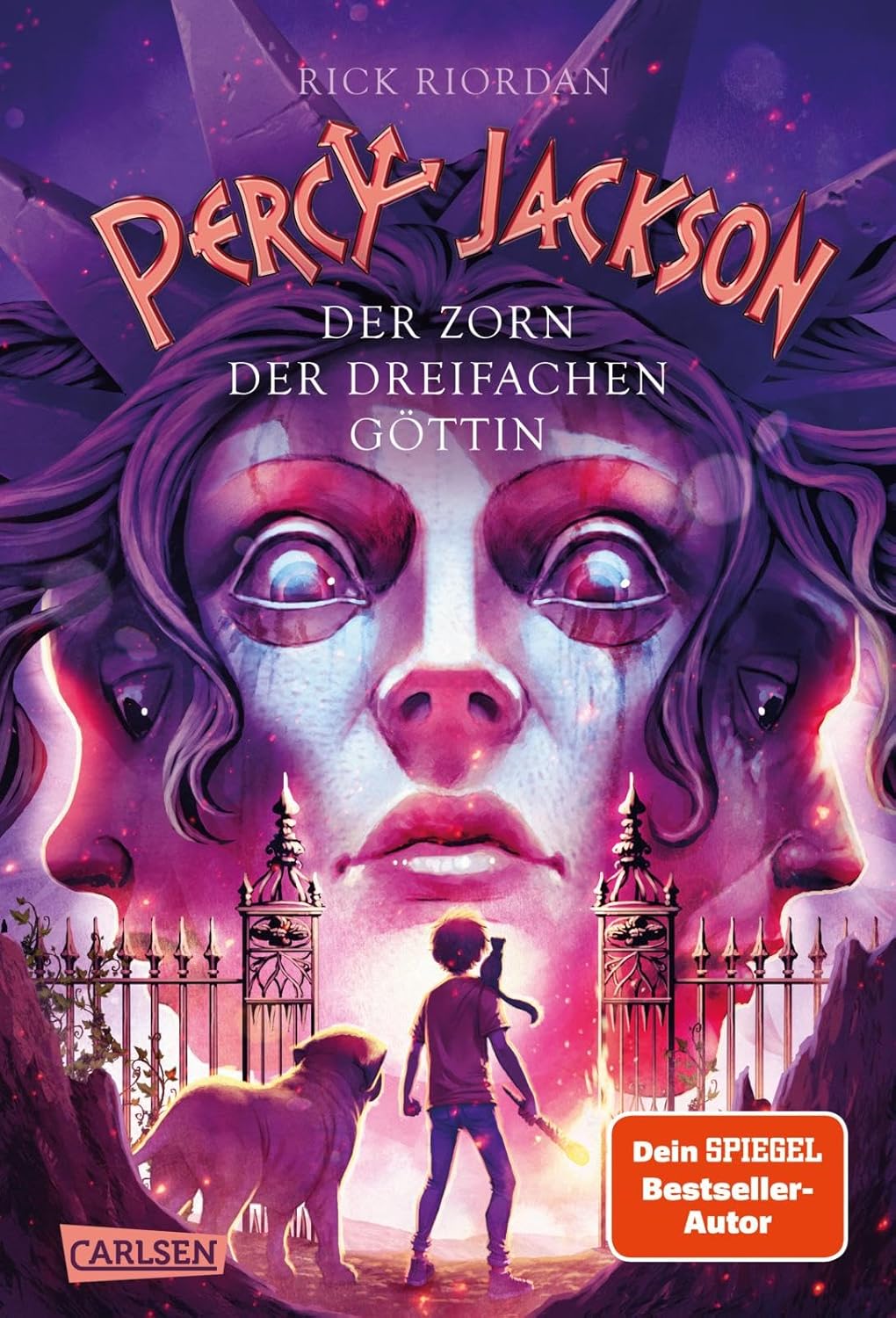 Rick Riordan: Percy Jackson – Der Zorn der dreifachen Göttin (Hardcover, German language, 2024, Carlsen)