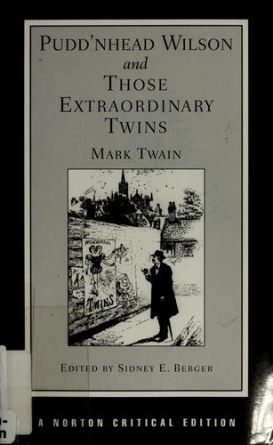 Mark Twain: Pudd'nhead Wilson (1981, W.W.Norton)