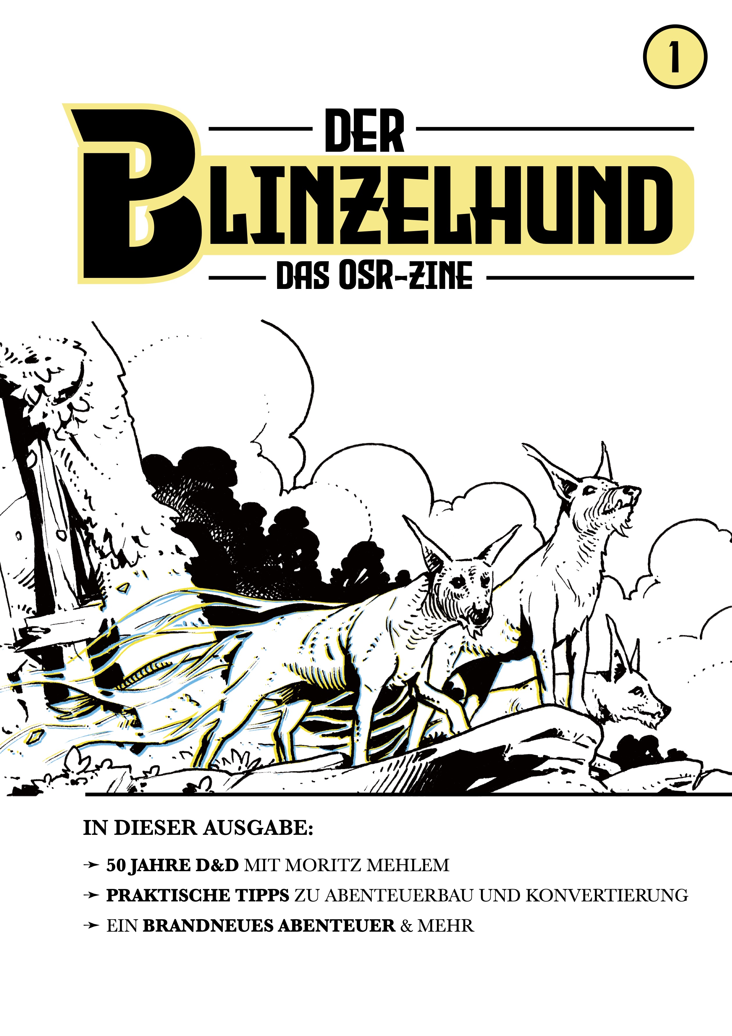 Moritz Mehlem, Denis Bökenkröger, Chris McDowall, Kaid Ramdani, Stefan Beate, Sebastian Gaffran, Björn Beier: Der Blinzelhund #1 (Paperback, german language, 2024, System Matters Verlag)