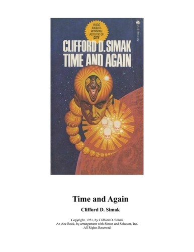 Clifford D. Simak: Time and again (1992, Collier Books, Maxwell Macmillan Canada, Maxwell Macmillan International)