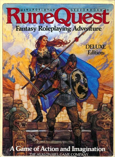 Steve Perrin, Greg Stafford: RuneQuest Deluxe Edition (Paperback, Avalon Hill, Chaosium Inc.)