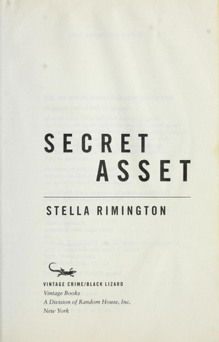 Stella Rimington: Secret asset (2008, Vintage Crime/Black Lizard)