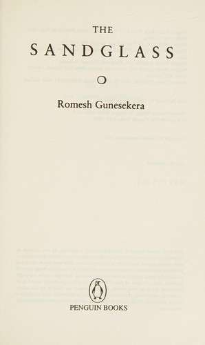 Romesh Gunesekera: The sandglass (1999, Penguin Books)